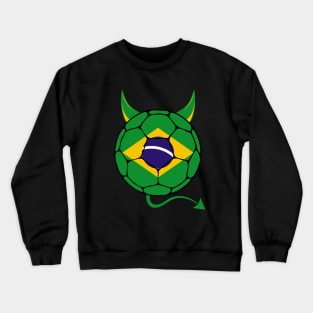 Brazil Football Halloween Crewneck Sweatshirt